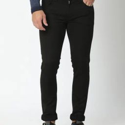 Spykar Black Cotton Super Slim Fit Jeans-picture-5