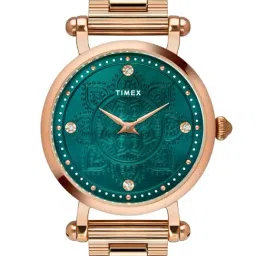 Timex Fria Women Green Round Analog Watch - TWEL14303-image-76
