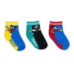 H by Hamleys Boys Multicolor Printed Socks (Pack Of 3)-image-50