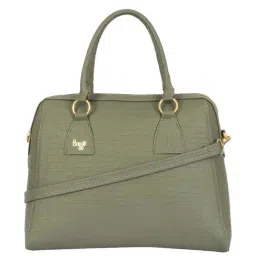 Baggit Green Textured Medium Bowler Bag-picture-22