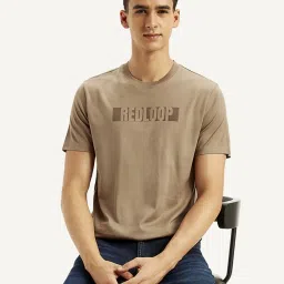 Levi's Brown Cotton Slim Fit Printed T-Shirt image 5