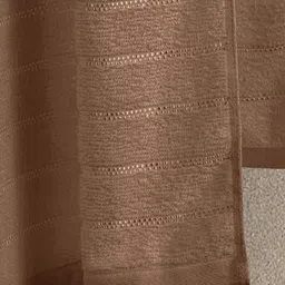 Himeya Brown & Brown Striped Lightweight Cotton 300 GSM Bath Towel image 2