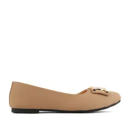 Scentra Women's Beige Flat Ballets-picture-10