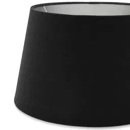 Pure Home and Living Black Cotton Solid Lamp Shade image 5