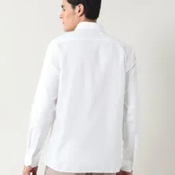 Arrow White Cotton Slim Fit Shirt image 2