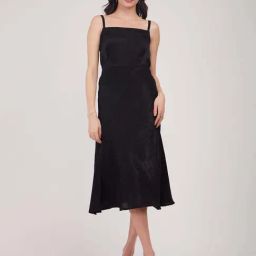 Fablestreet Black A-Line Dress-picture-8