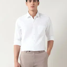 Arrow White Cotton Slim Fit Shirt-picture-26
