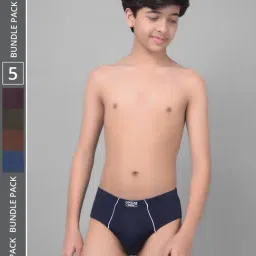 Dollar Bigboss Boys Multicolor Solid Briefs (Pack Of 5)-picture-15