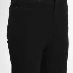 MADAME Black Cotton Relaxed Fit Mid Rise Jeans image 5