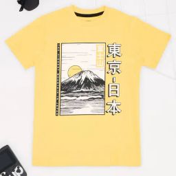 Pantaloons Junior Boys Yellow T-Shirt-picture-33
