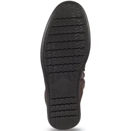 Mochi Men's Brown Casual Loafers image 5