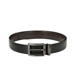 Pacific Gold Men Black & Brown Solid Reversible Belt-image-71