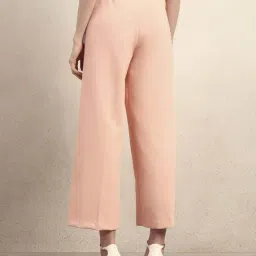 Vero Moda Dusty Pink Straight Fit Trousers image 2