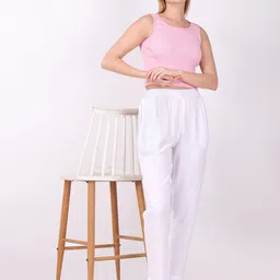 GO GAZAB Straight Mid-Rise Trousers-image-47