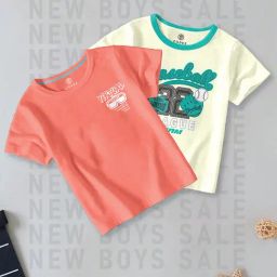 Codez Kids Multicolor Printed T-Shirt (Pack Of 2)-picture-37