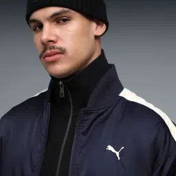 Puma New Navy T7 Relaxed Fit Bomber Jacket image 4