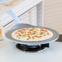 Borosil Sky Blue Ceramic Coating Vajra 28 Cm Flat Tawa-picture-41