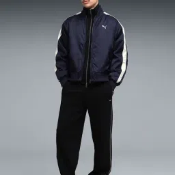 Puma New Navy T7 Relaxed Fit Bomber Jacket image 3