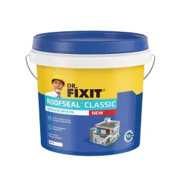 Dr Fixit 652 ROOFSEAL CLASSIC NEW Roof Waterproof Coating 4 L Grey 12 Sqft/L 2 Coat-image-71