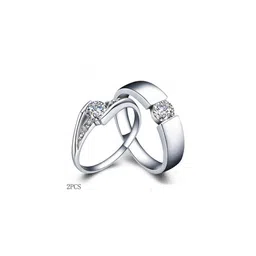 Teeragaj Set Of 2 Stone-Studded Adjustable Finger Ring-image-84