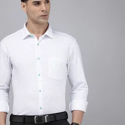 Park Avenue Slim Fit Printed Formal Shirt-picture-37