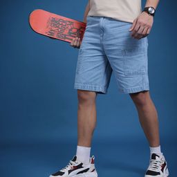 The Roadster Life Co. Men Denim Relaxed Fit Shorts-picture-28