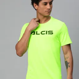 Alcis Brand Logo Printed Anti Static Slim Fit T-shirt-picture-42