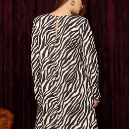 MABISH by Sonal Jain A-line mini Dress with Shoulder Pads image 5