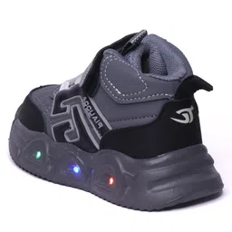 NEW STEPS Colour Blocked LED Shoes - Grey image 4