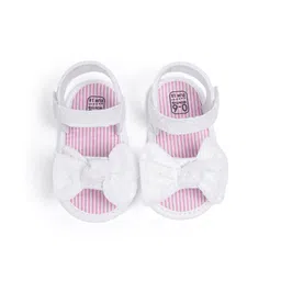 NESKA MODA Girls White Sandals-picture-11