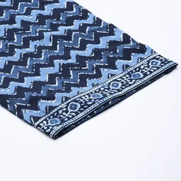 Libas Women White Paisley Motifs Printed Pure Cotton Kurta with Trousers & With Dupatta image 2