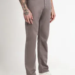 SHOWOFFFF Grey Straight Fit Jeans image 3