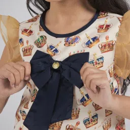 One Friday Kids Mulicolouerd Self Regular Fit Top image 5