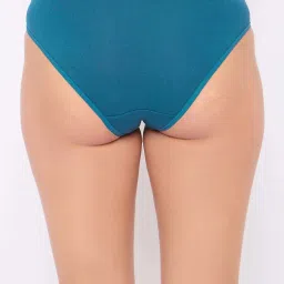 Clovia Cotton Pack of 3 Spandex Low waist Outer elastic Bikini Panty image 5