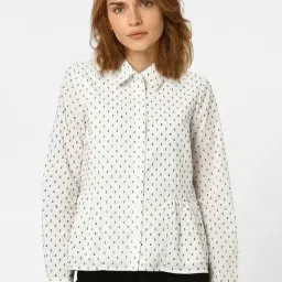 Vero Moda White & Black Printed Shirt-picture-33