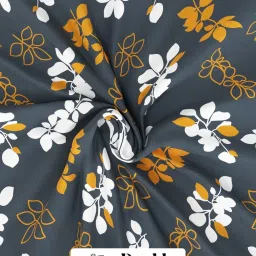 KOPA Emilea Multicolor Microfibre Floral 152 TC Double Flat Bedsheet with 2 Pillow Covers image 5