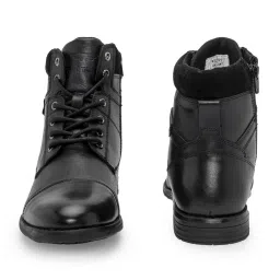 Red Tape Men's Black Derby Shoes image 5