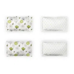 DDecor Celery Green Cotton 144 TC 2Pcs King Bedsheet with 4 Pillow Covers image 5