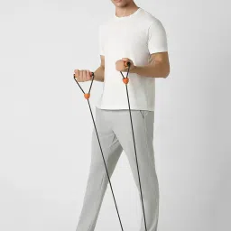 Van Heusen Grey Slim fit Solid Casual Track Pant image 5