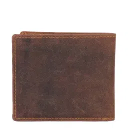 Alvaro Castagnino Brown Leather Bi-Fold Wallet for Men image 2