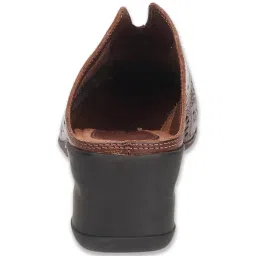 Catwalk Women's Brown Mule Wedges image 5