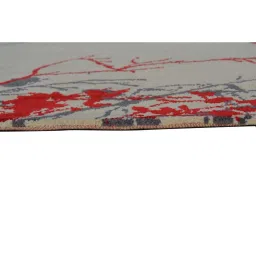 Presto Red & Beige Polyester Carpet image 5