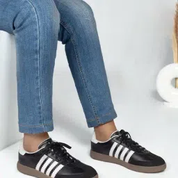 Truffle Collection Women's Black Low Ankle Sneakers-picture-47