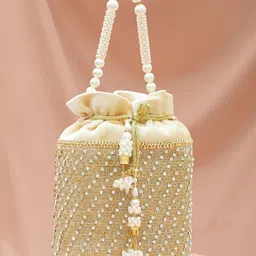 Rubans Embroidered Potli Clutch-picture-36
