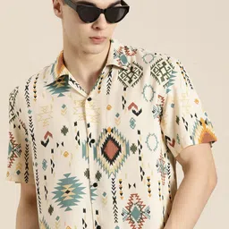 Hancock Men Comfort Printed Casual Shirt-picture-47