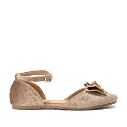 Pantaloons Junior Kids Taupe Ankle Strap Sandals-image-56