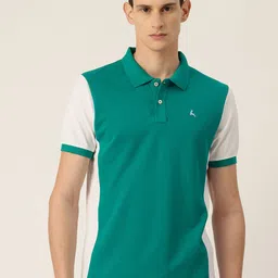 Parx Colourblocked Polo Collar T-shirt-picture-25