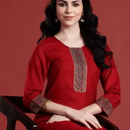 Anouk Women Ethnic Motifs Gotta Patti Kurta-picture-30