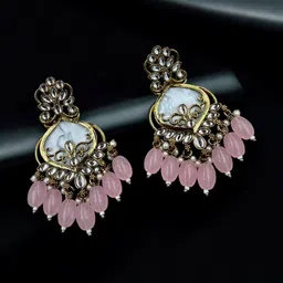 Women Click Geometric Drop Earrings image 3
