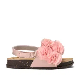Pantaloons Junior Kids Pink Back Strap Sandals-picture-14